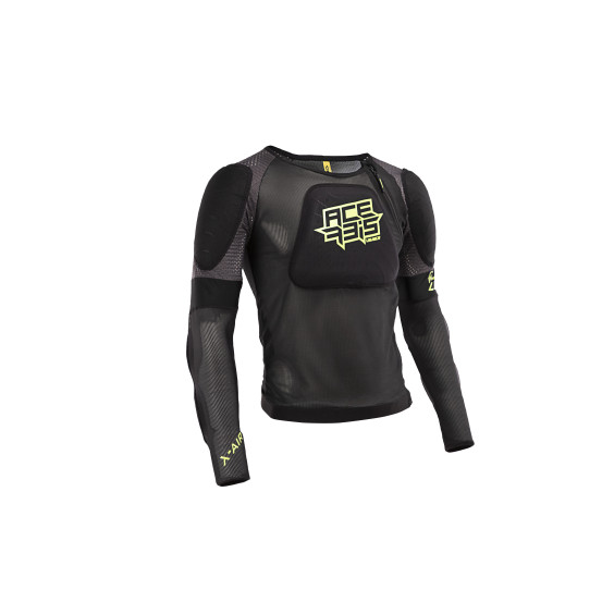 Gilet de protection Acerbis X-Air manches longues - Noir Jaune