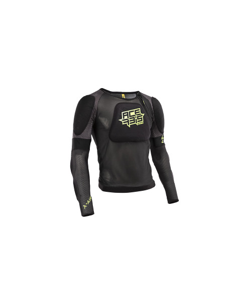 Gilet de protection Acerbis X-Air manches longues - Noir Jaune