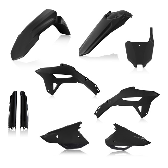 Kit plastiques complet - Noir - ACERBIS Honda 450 CRF-R 2021