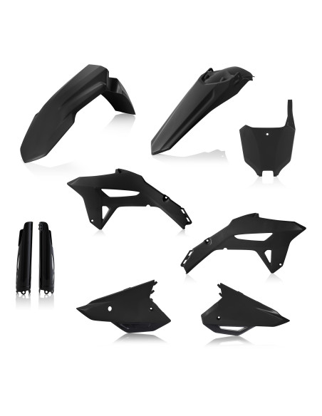 Kit plastiques complet - Noir - ACERBIS Honda 450 CRF-R 2021