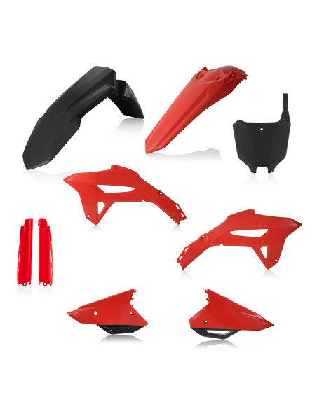Kit plastiques complet - Noir - ACERBIS Honda CRF-R 2021-2022