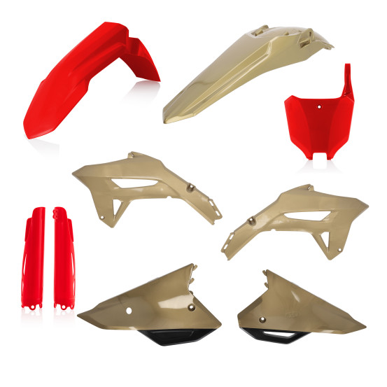 Kit plastiques complet - Rouge Or - ACERBIS Honda 450 CRF-R 2021-2023