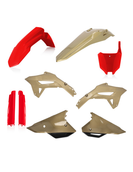 Kit plastiques complet - Rouge Or - ACERBIS Honda 450 CRF-R 2021-2023