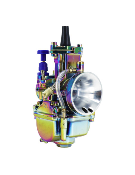 Carburateur titanium PWK 21 boisseau plat Powerjet