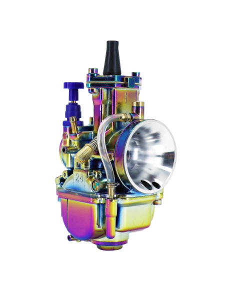 Carburateur titanium PWK 24 boisseau plat Powerjet