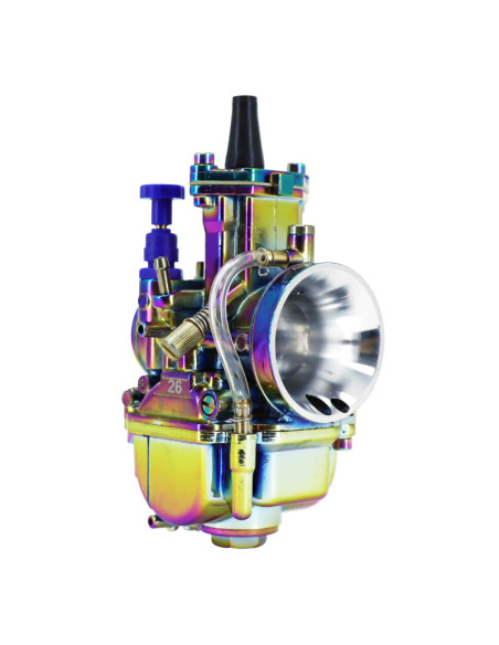 Carburateur titanium PWK 26 boisseau plat Powerjet