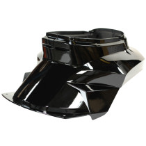Carénage coque arrière scooter MBK 50 Booster/Yamaha 50 BWS après 2004 Noir