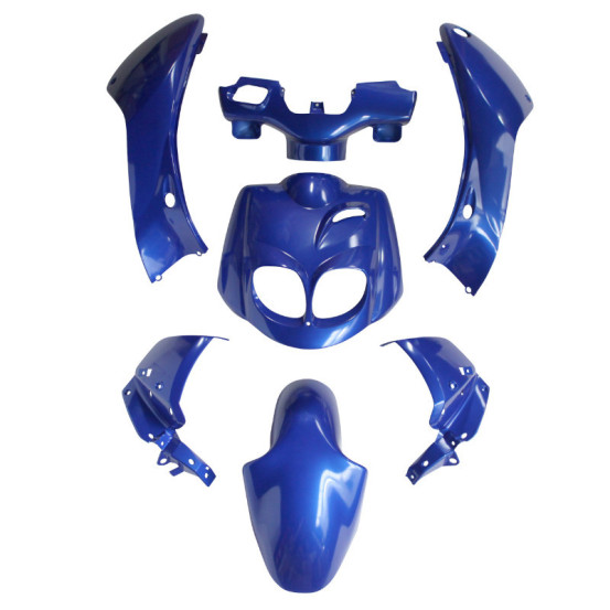 Kit carénages scooter Peugeot 50 TKR/Trekker après 2007 Bleu métal