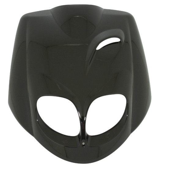 Carénage tablier avant scooter Peugeot 50 TKR/Trekker après 2007 Noir brillant