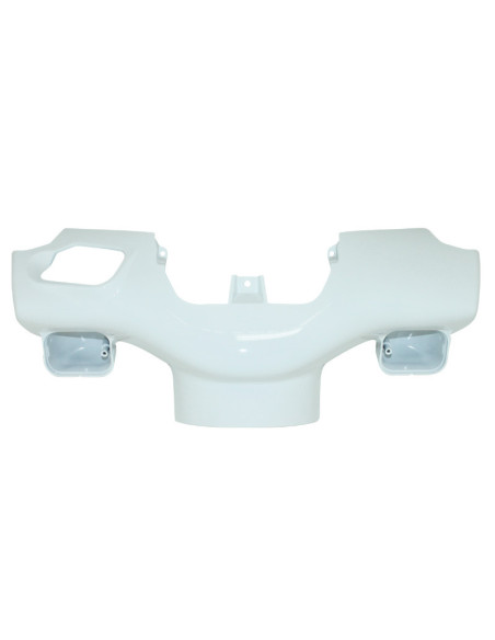 Carénage couvre guidon scooter Peugeot 50 TKR/Trekker après 2007/TKR Blanc brillant