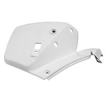 Carénage moteur scooter Peugeot 50 TKR/Trekker après 2007 Blanc brillant Gauche