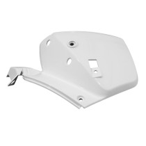 Carénage moteur scooter Peugeot 50 TKR/Trekker après 2007 Blanc brillant Droit