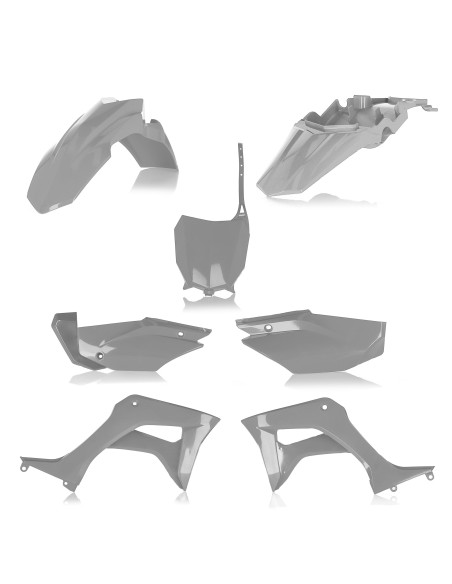 Kit plastiques complet - Gris - ACERBIS Honda 110 CRF 2019-2022