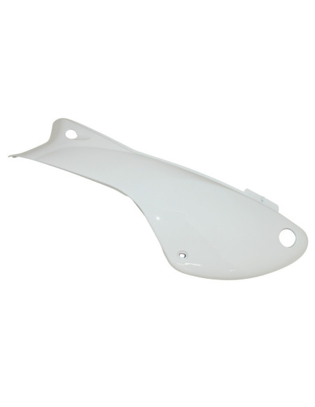 Carénage coque arrière scooter Peugeot 50 TKR/Trekker après 2007 Blanc brillant Gauche