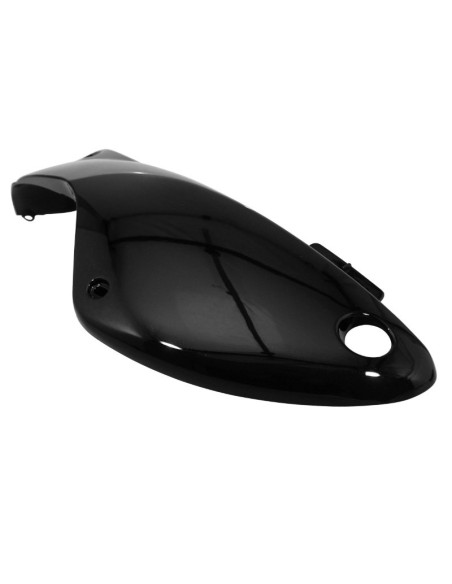 Carénage coque arrière scooter Peugeot 50 TKR/Trekker après 2007 Noir brillant Gauche