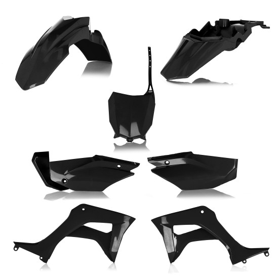Kit plastiques complet - Noir - ACERBIS Honda 110 CRF 2019-2022