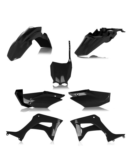 Kit plastiques complet - Noir - ACERBIS Honda 110 CRF 2019-2022