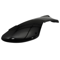 Carénage coque arrière scooter Peugeot 50 TKR/Trekker après 2007 Noir brillant Droit