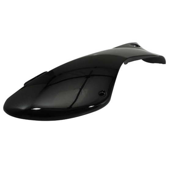 Carénage coque arrière scooter Peugeot 50 TKR/Trekker après 2007 Noir brillant Droit