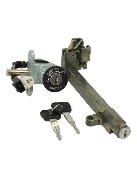 Contacteur à clé MBK 50 Booster NG / Yamaha 50 BW's NG 1995-2002 (avec serrure de selle - premium)