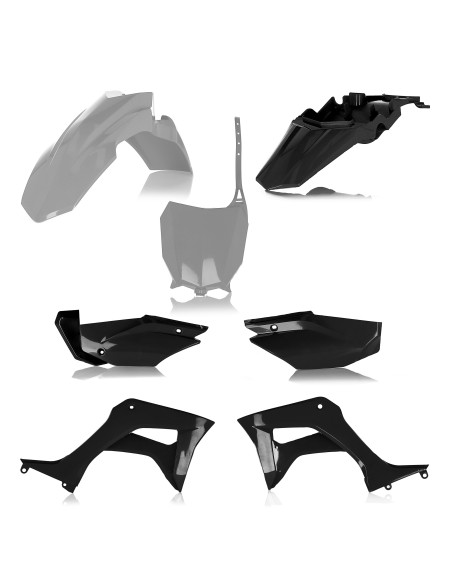 Kit plastiques complet - Gris - ACERBIS Honda 110 CRF 2019-2022