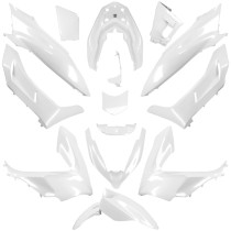 Kit carénages maxiscooter Honda 125 PCX 2018-2020 Blanc perle