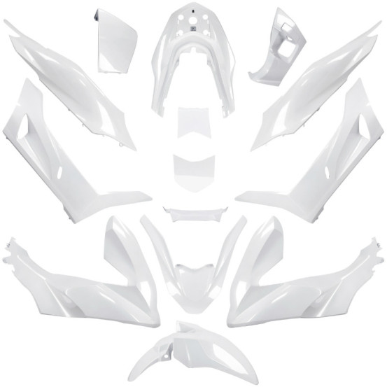 Kit carénages maxiscooter Honda 125 PCX 2021-2023 Blanc perle