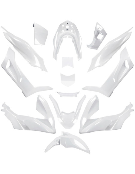 Kit carénages maxiscooter Honda 125 PCX 2021-2023 Blanc perle