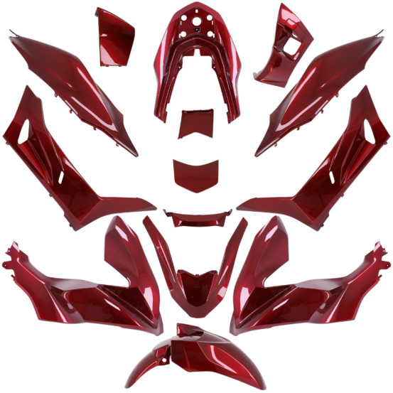 Kit carénages maxiscooter Honda 125 PCX 2021-2023 Rouge Candy