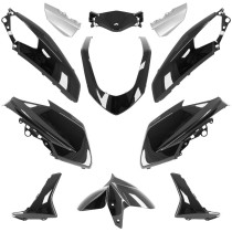Kit carénages maxiscooter Yamaha 125 N-Max 2015-2020 Noir brillant