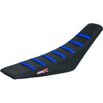 Housse de selle CrossX avec bandes Husqvarna 65 TC 2017-2023 Noir-Noir-Bleu