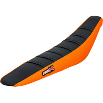 Housse de selle CrossX avec bandes KTM 50 SX 2016-2023 Noir-Orange-Noir