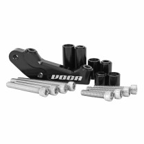 Patte de déport étrier de frein Voca G-Force Racing MBK Nitro / Mach G / Yamaha / Aerox / Jog R Noir