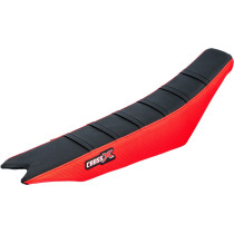 Housse de selle CrossX avec bandes Gas Gas EC-ECF 2018-2020 Noir-Rouge-Noir