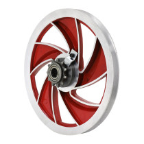 Poulie aluminium Ellipse Peugeot MBK / Motobécane 51 / 103 SP / MVL Rouge (pignon 11 dents)