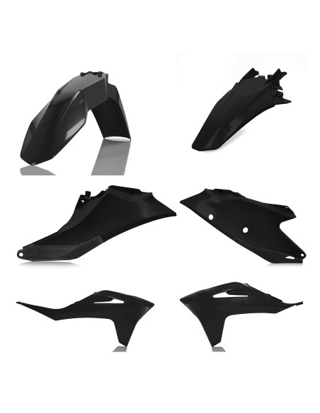 Kit plastiques - Noir - ACERBIS GAS GAS 125 MC 250/450 MCF 2021