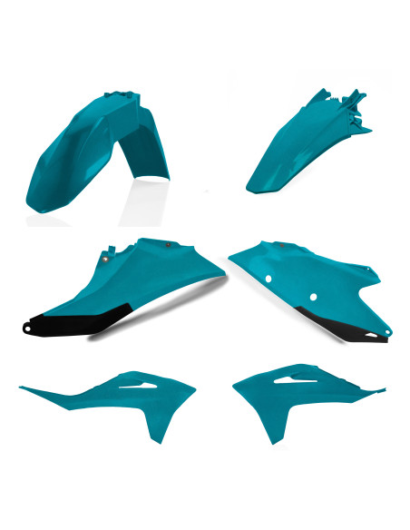 Kit plastiques - Bleu - ACERBIS Edition Metallic Teal GasGas MC-MCF 2021-2023