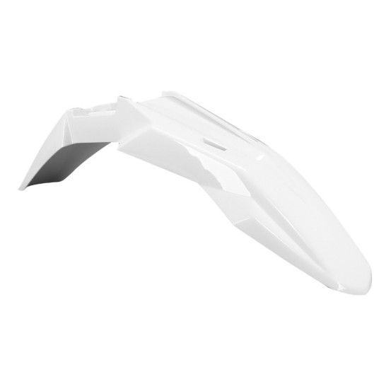 Garde boue avant Derbi 50 Senda X-Treme / Gilera 50 RCR / SMT / Aprilia 50 SX 2018-2023 Blanc Brillant