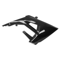 Carénage cache réservoir mécaboite Derbi 50 Senda X-Treme / Gilera 50 RCR / SMT 2018-2023 Noir Brillant Droit