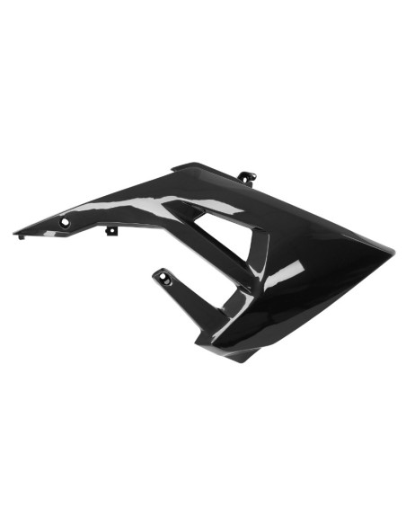 Carénage cache réservoir mécaboite Derbi 50 Senda X-Treme / Gilera 50 RCR / SMT 2018-2023 Noir Brillant Droit