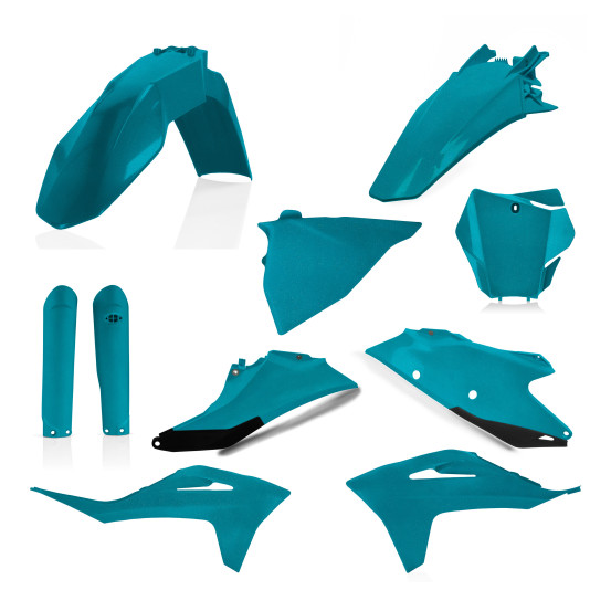 Kit plastiques complet - Bleu - ACERBIS Edition Metallic Teal GasGas MC-MCF 2021-2023
