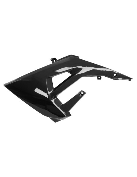 Carénage cache réservoir mécaboite Derbi 50 Senda X-Treme / Gilera 50 RCR / SMT 2018-2023 Noir Brillant Gauche