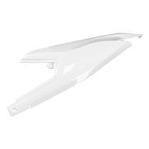 Carénage coque arrière mécaboite Gauche Derbi Senda X-Treme après 2018 Blanc