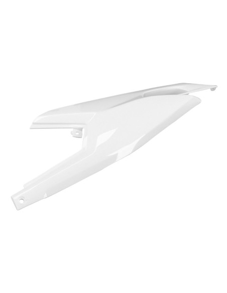 Carénage coque arrière mécaboite Gauche Derbi Senda X-Treme après 2018 Blanc