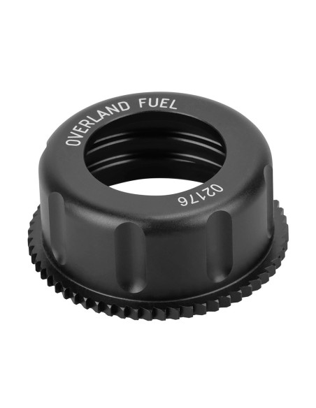 Écrou bouchon aluminium bidon OVERLAND FUEL Noir