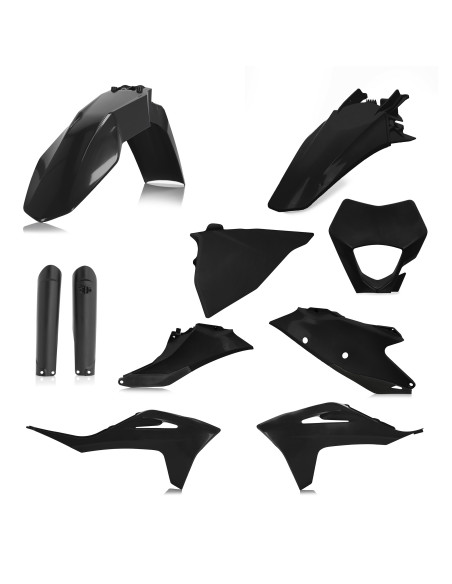 Kit plastiques complet - Noir - ACERBIS GAS GAS 250/300 EC 250/350 ECF 2021