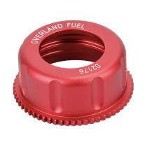 Écrou bouchon aluminium bidon OVERLAND FUEL Rouge