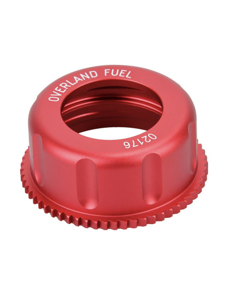 Écrou bouchon aluminium bidon OVERLAND FUEL Rouge