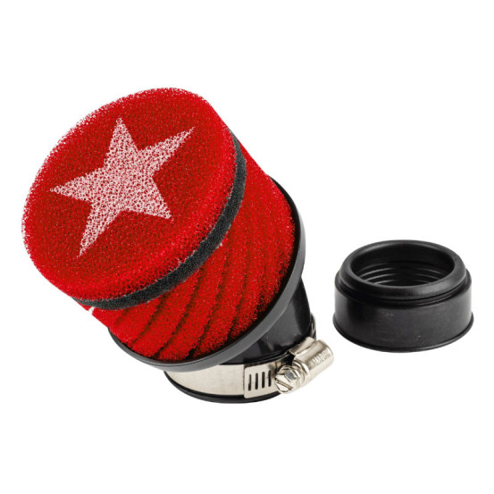 Filtre à air STAGE6 Racing HQ Rouge (Diam. 48mm PWK)