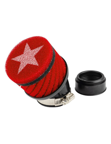 Filtre à air STAGE6 Racing HQ Rouge (Diam. 48mm PWK)